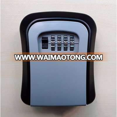 Key safe storage Lock Box/Outdoor Wall Mounted Digital Key security box lock/4-Digit Combination Lock Box