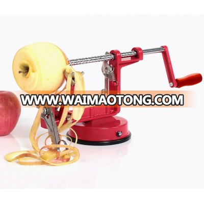 Kitchen home metal fruit peeler/ 3 in 1 apple peeler fruit peeler/Multi-function apple peeler fruit slicer