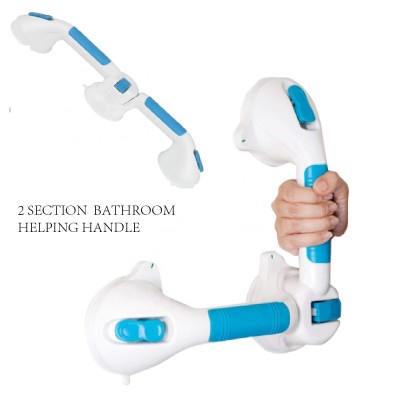 Bathroom safety armrest drilling barrier free toilet handle/ double section grip helping handle